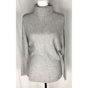 Express Womens Gray Dolman Sleeve Turtle Neck Pullover‎ Sweater Size SP